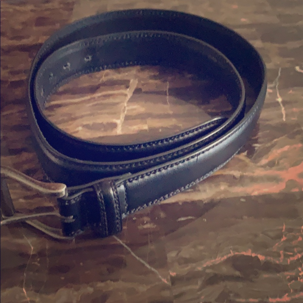 A Leather black belt